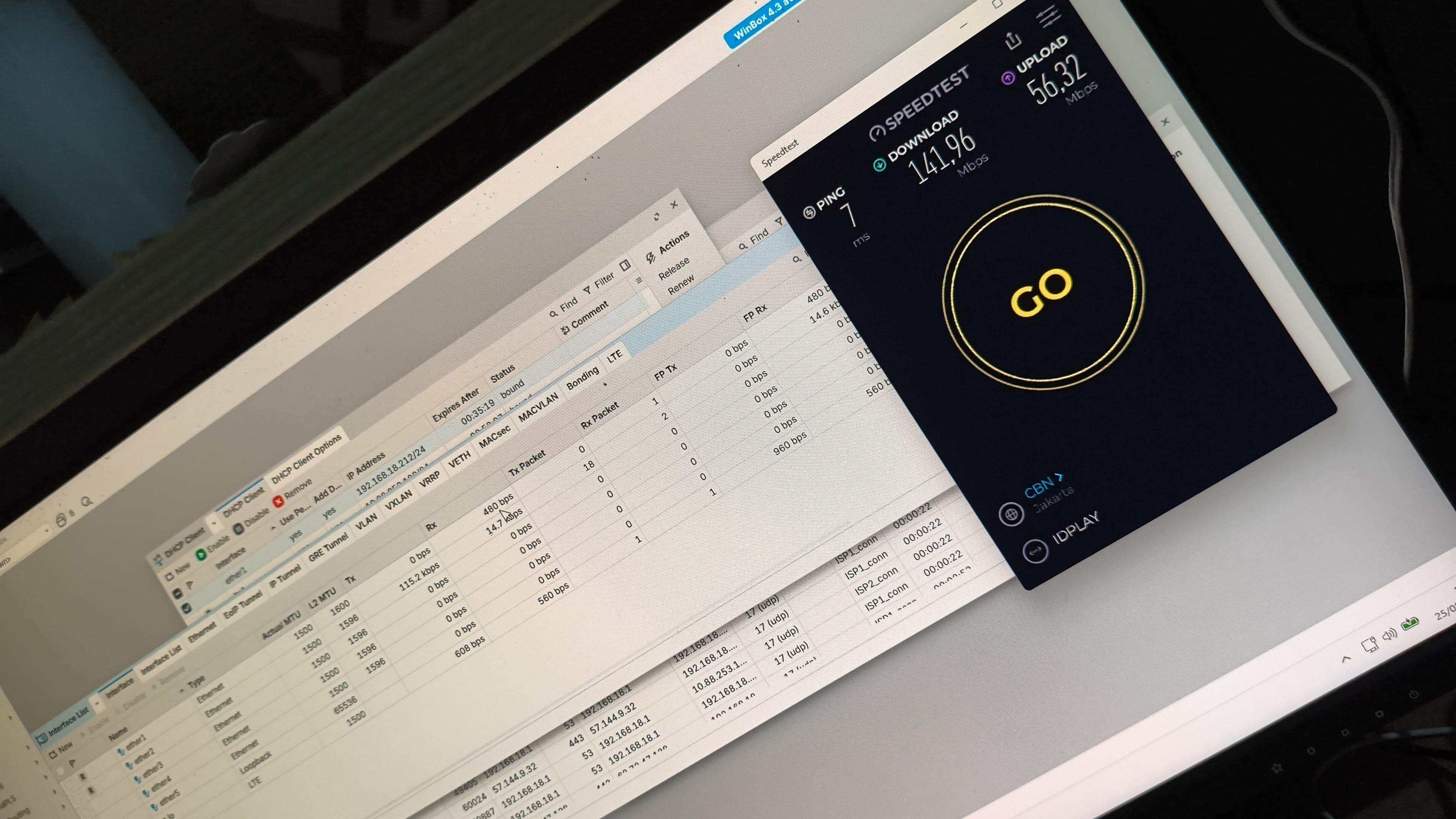 Belajar Cara Praktik MikroTik PCC Load Balancing 2 ISP Router OsV7